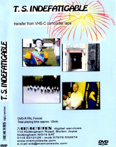 T.S. INDEFATIGABLE VHS Reunion 1990